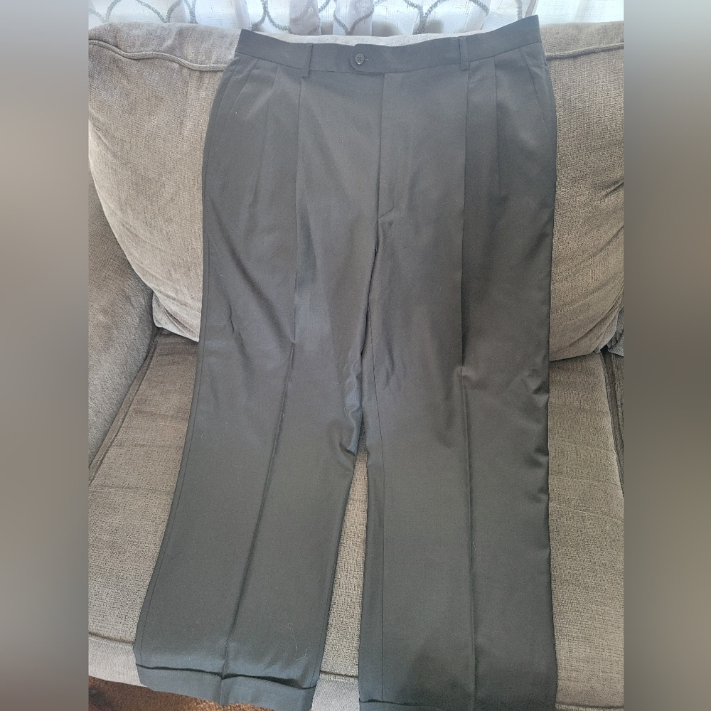 Zanella pants black 36 loro piana tasmanian